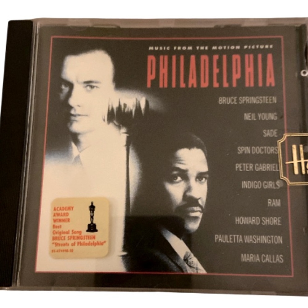 Philadelphia: Motion Picture Soundtrack (CD, 1993) 10 Tracks